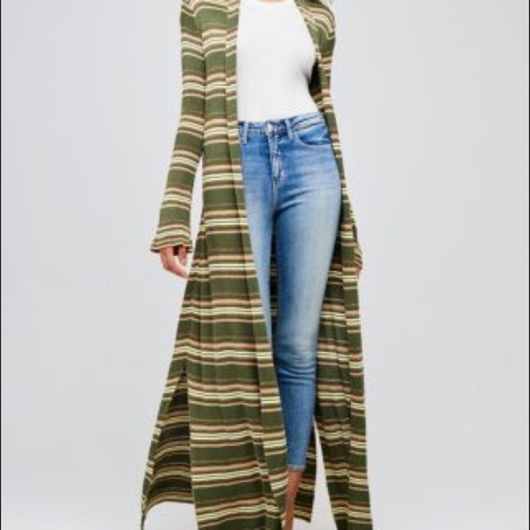 L’agence Marija Striped Duster Cardigan - Picture 2 of 2